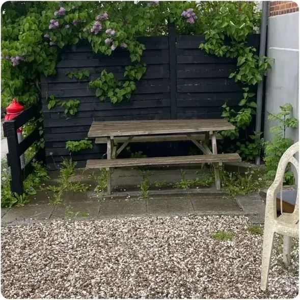Ukrudtsbekæmpelse — før